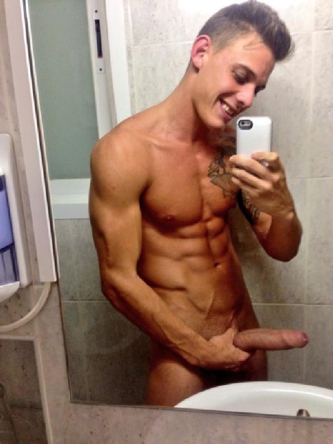 Muscle Stud With Huge Dick